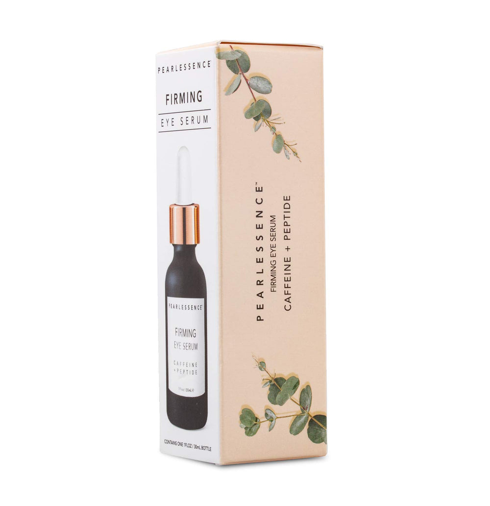 Pearlessence bottle on bathroom counter in lifestyle setting for daily routine