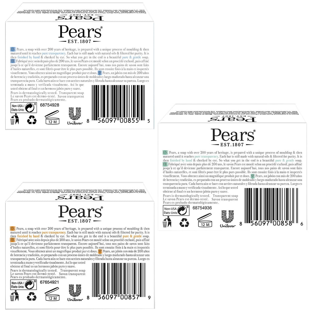 Pears blue mint bar close-up highlighting cooling freshness benefit