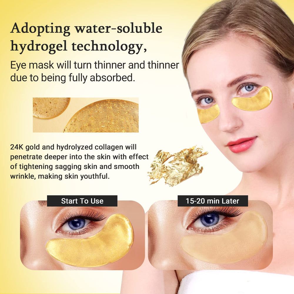 PEAUAMIE patch applied under eye demonstrating secure fit and immediate soothing