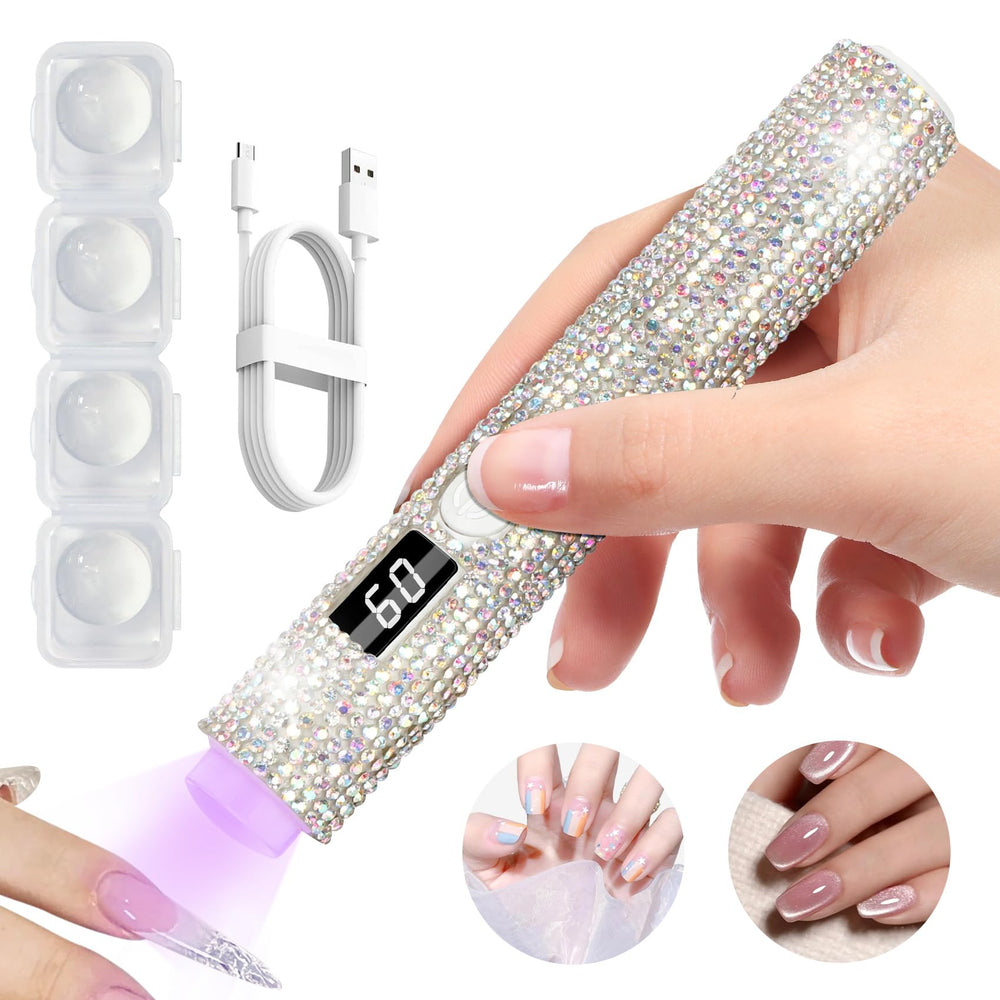peccera front packaging showing compact rechargeable lamp and benefits