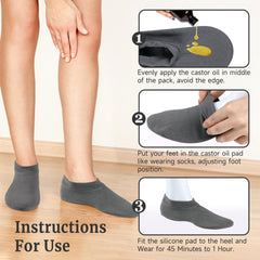 Pedobi side profile showing contoured shape for full foot coverage
