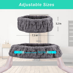 Pejnl headband next to ruler showing size and one-size-fits-most benefit