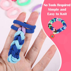 Pengxiaomei loom bracelet project showcasing DIY creativity and durable ties