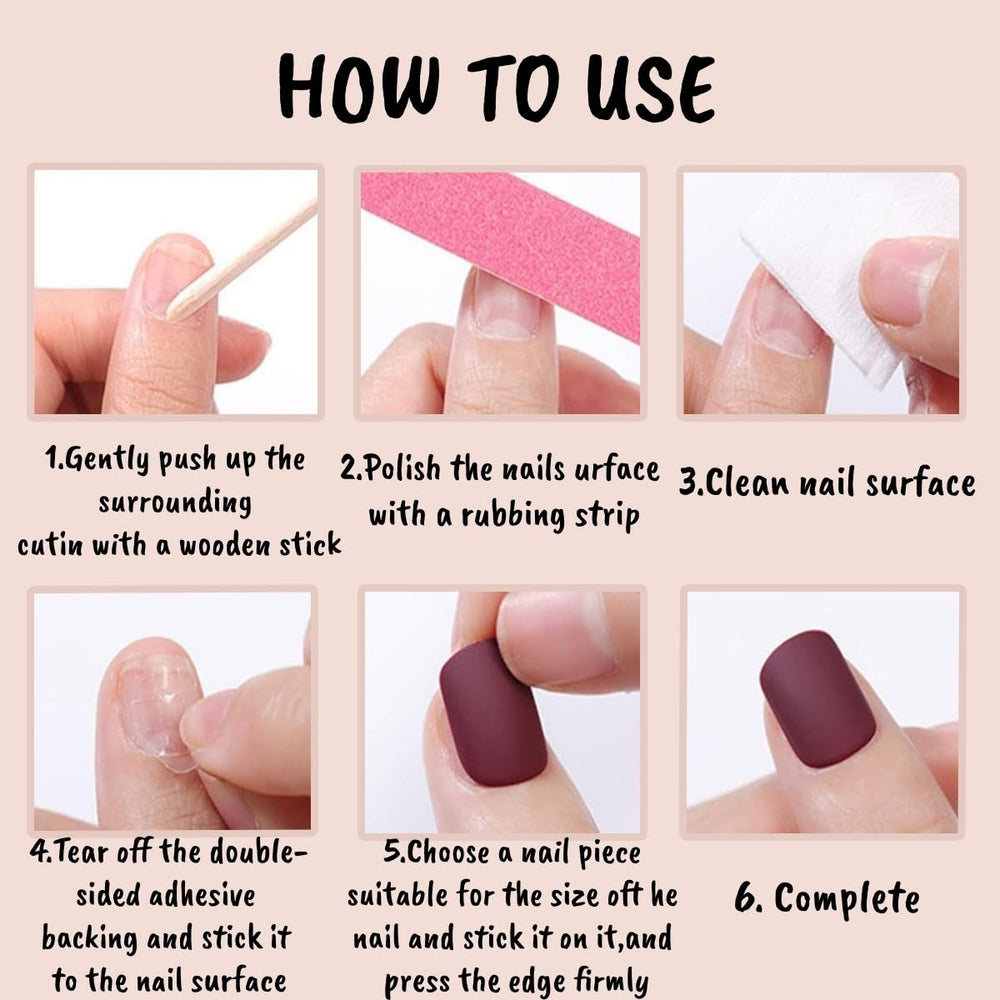 PEPFTG nail file and wooden sticks detail for shaping and prep