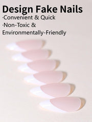 PEPFTG press on nails worn on hand showing almond shape and realistic scale