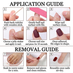 PEPFTG trimmed nails example showing custom length and neat edges