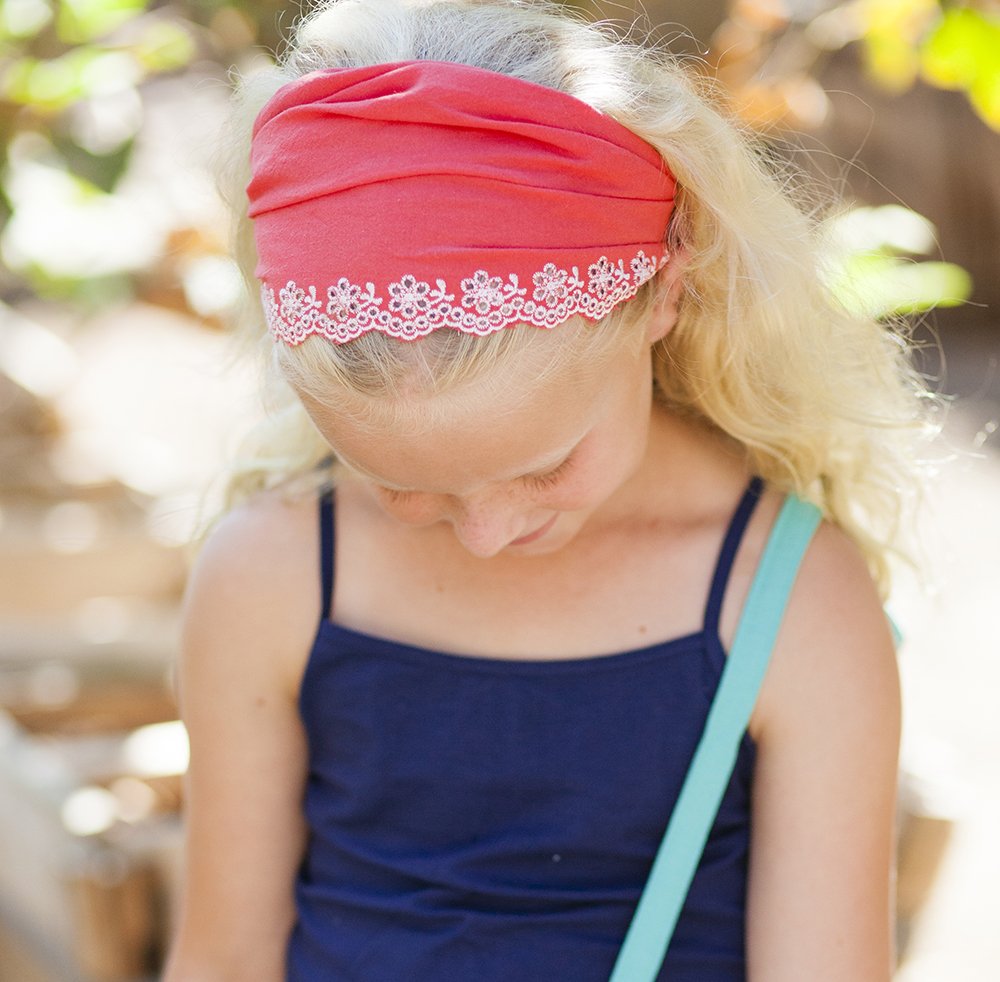 Peppercorn Kids headband worn by child outdoors showing playful everyday use