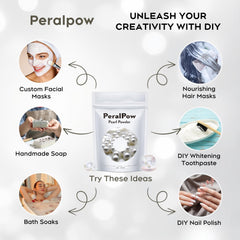 Peralpow 100g jar beside common objects for scale, clarifying product quantity