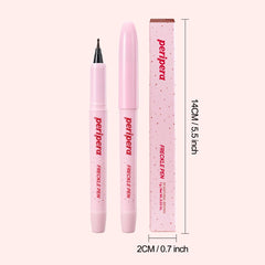 Peripera freckle pen lifestyle image in sunlight showing realistic sun-kissed look