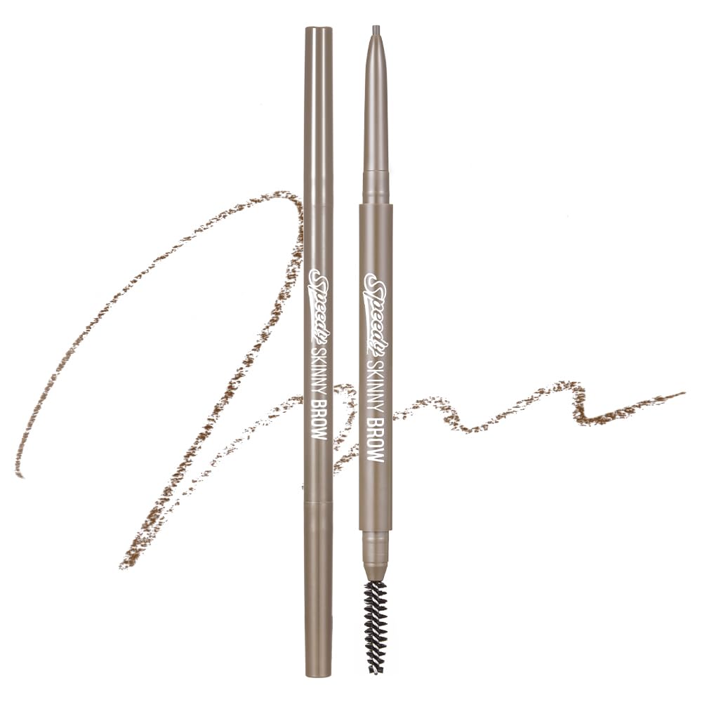 Peripera front packaging of Speedy Skinny Brow showing product and brand benefit precision
