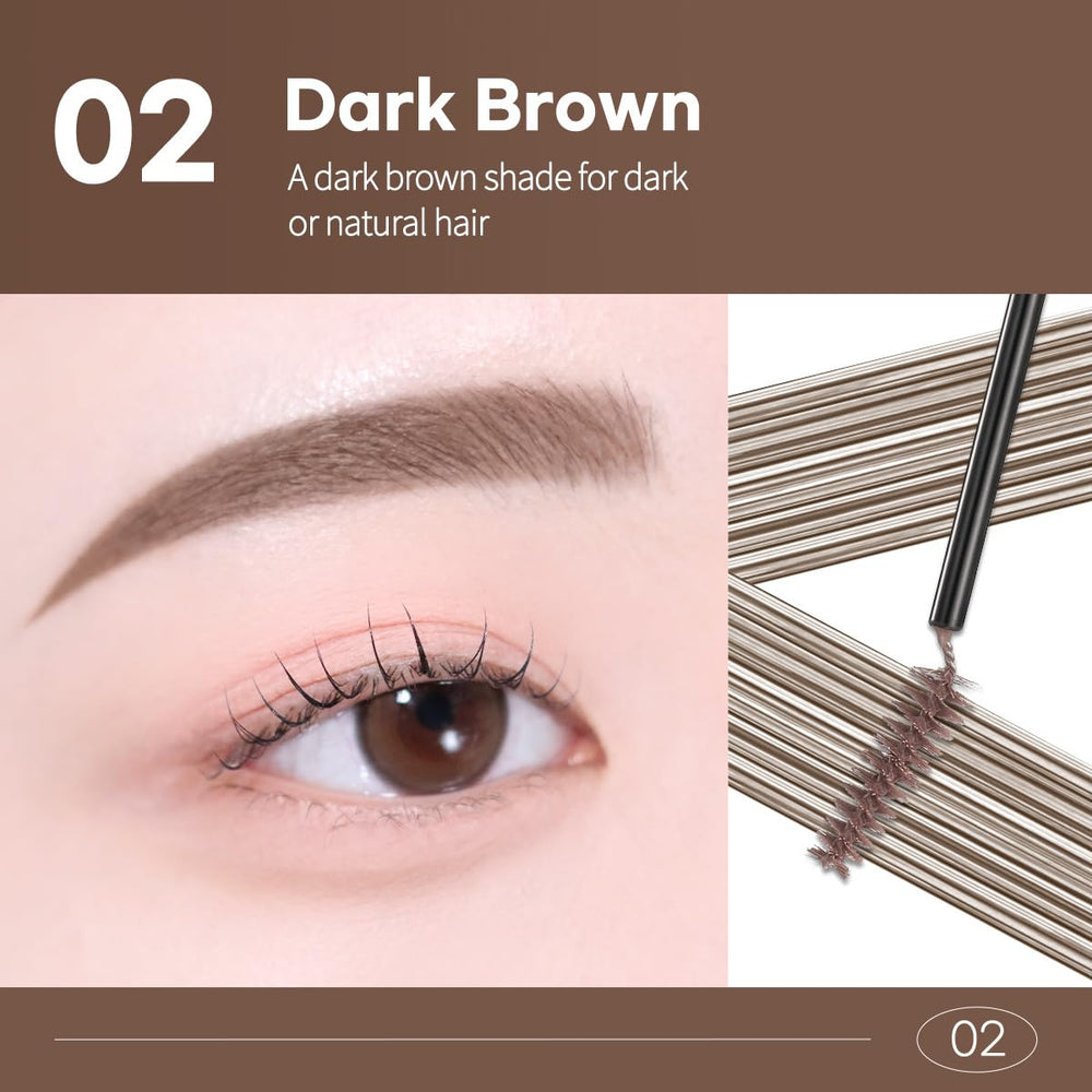 Peripera Speedy Skinny Brow in a makeup bag lifestyle shot showing quick daily convenience