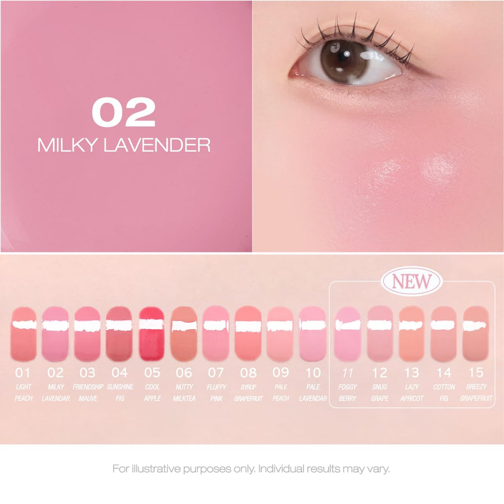 Peripera Syrupy Tok Cheek in a makeup bag showing everyday portability and glow