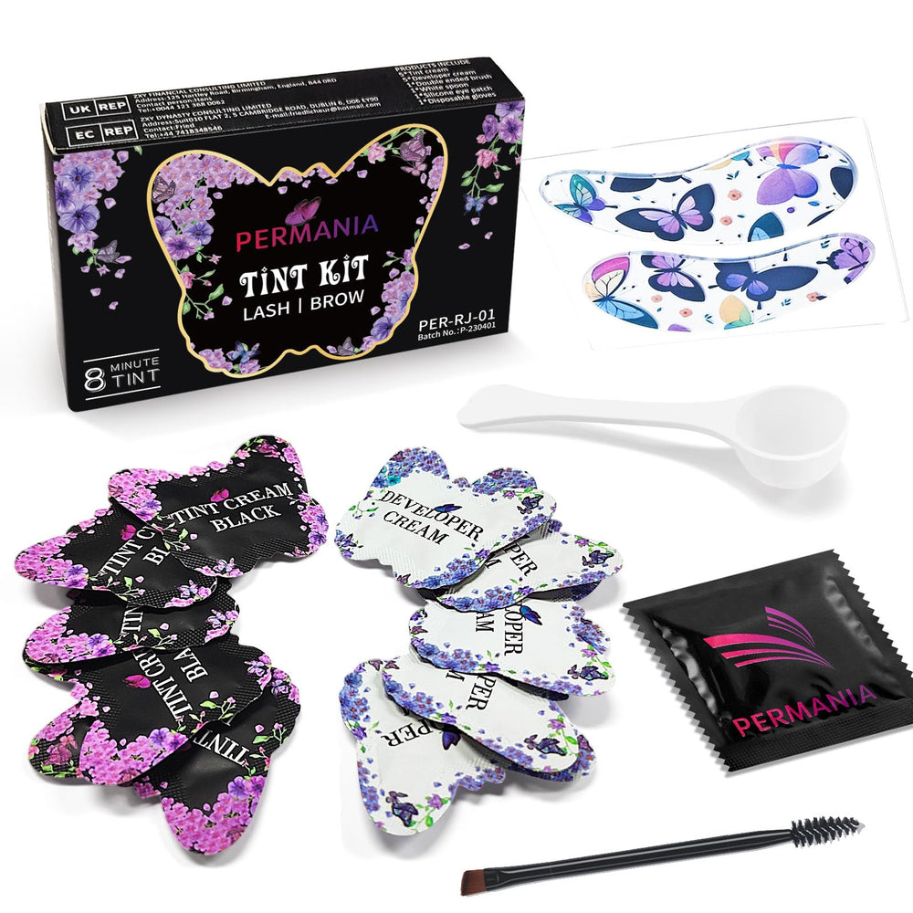 PERMANIA front packaging showing kit and natural black claim for convenient tinting