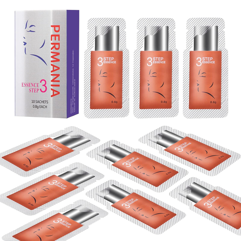 PERMANIA front pouch showing Step #3 prep sachets and clear labeling benefits hygiene