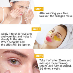 Permotary before and after comparison illustrating smoother under-eye area