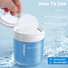 Persbeay pad held in hand to show size and single-step application convenience