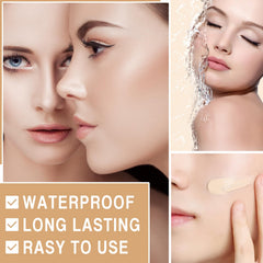 PERVALA before and after on mature skin showing visible tone correction