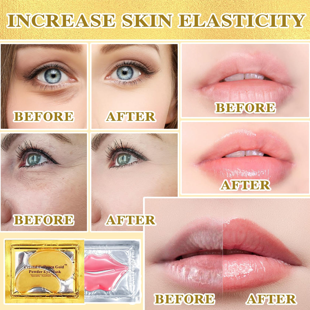PERVALA 24K gold eye patch detail highlighting de-puffing and brightening effect