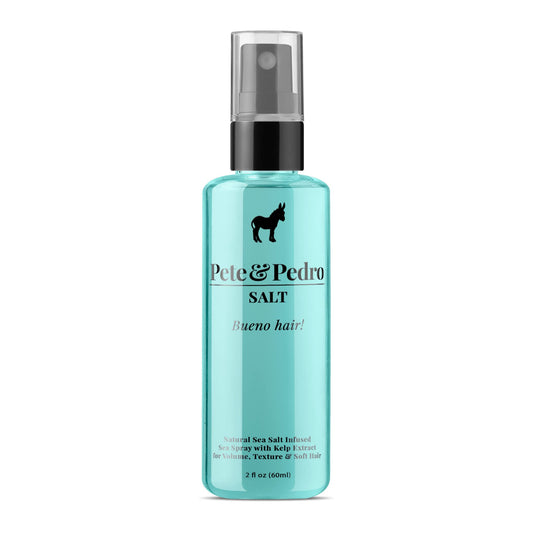 Pete & Pedro bottle front view showing clean branding and volume benefit