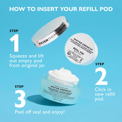 Peter Thomas Roth ingredient panel close-up showing hyaluronic complex and benefits