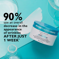 Peter Thomas Roth applying moisturizer to cheek for smoother lines
