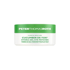 Peter Thomas Roth front packaging showing de-tox eye patches and benefits