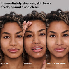 Peter Thomas Roth close-up texture of gel highlighting gentle, non-abrasive consistency