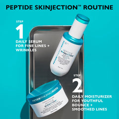 Peter Thomas Roth ingredient label close-up highlighting peptide concentrations and clarity