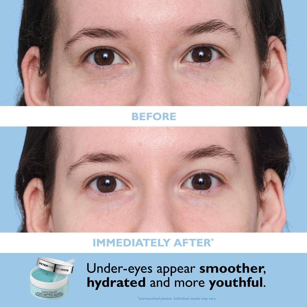 Peter Thomas Roth products held in hand showing product size and scale