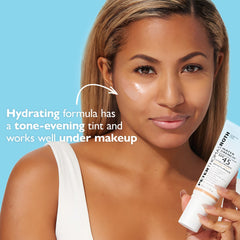 Peter Thomas Roth applying product on hand demonstrating blendable tint benefit