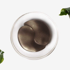 Petitfee patch applied under eye in lifestyle setting for quick refresh