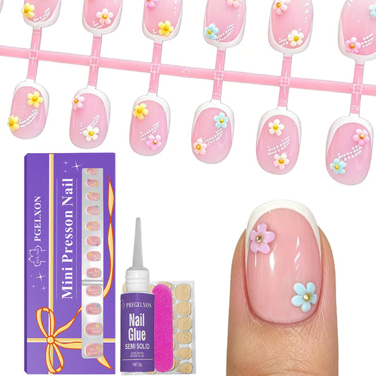 PGELXON front packaging showing full kids nail kit and gift box benefit convenience