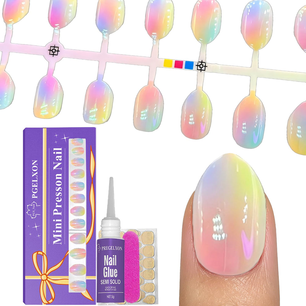 PGELXON front packaging showing full kids nail kit and accessories for easy gifting