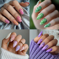 PH PandaHall salon scene with technician stamping nails for faster professional results