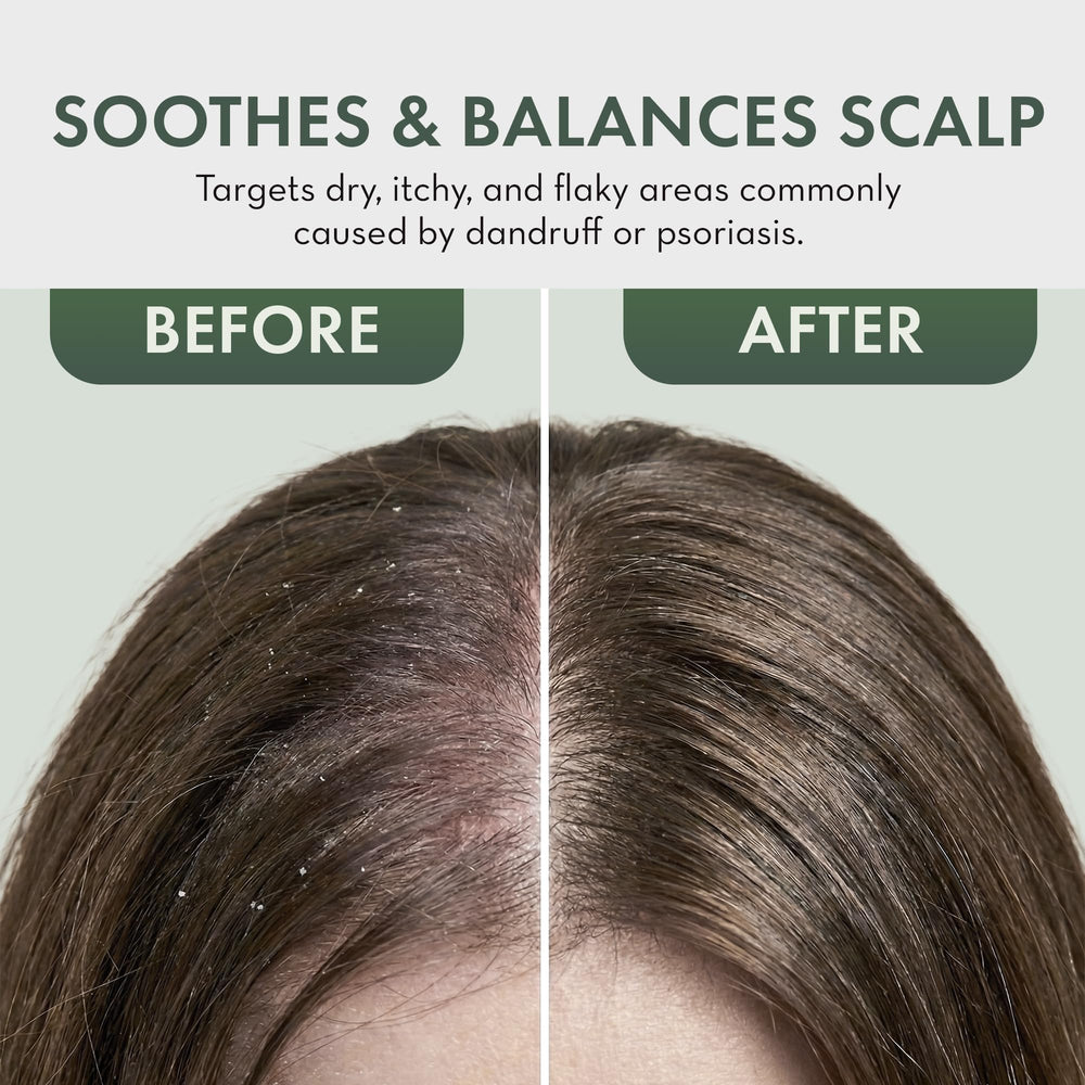 PHARM TO TABLE before and after detangling hair demonstrating smoother comb-through