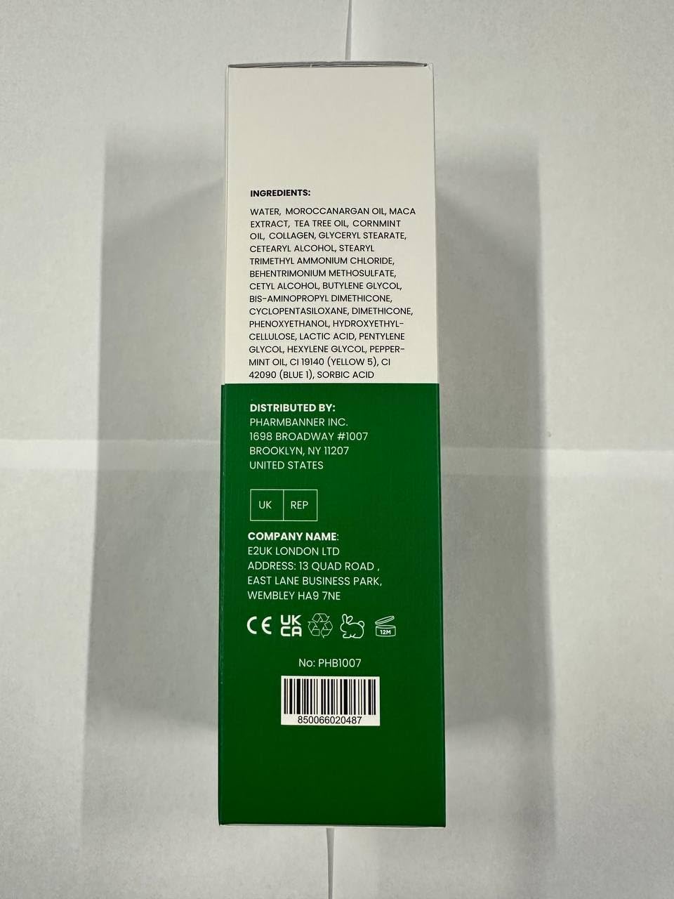 PHARMBANNER drug facts label with NDC number and directions