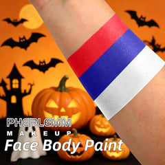 PHERLEMM full-face patriotic cosplay showing bold vivid coverage benefit