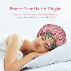 PHILIGHTS bonnet used during skincare routine showing hair kept clean benefit