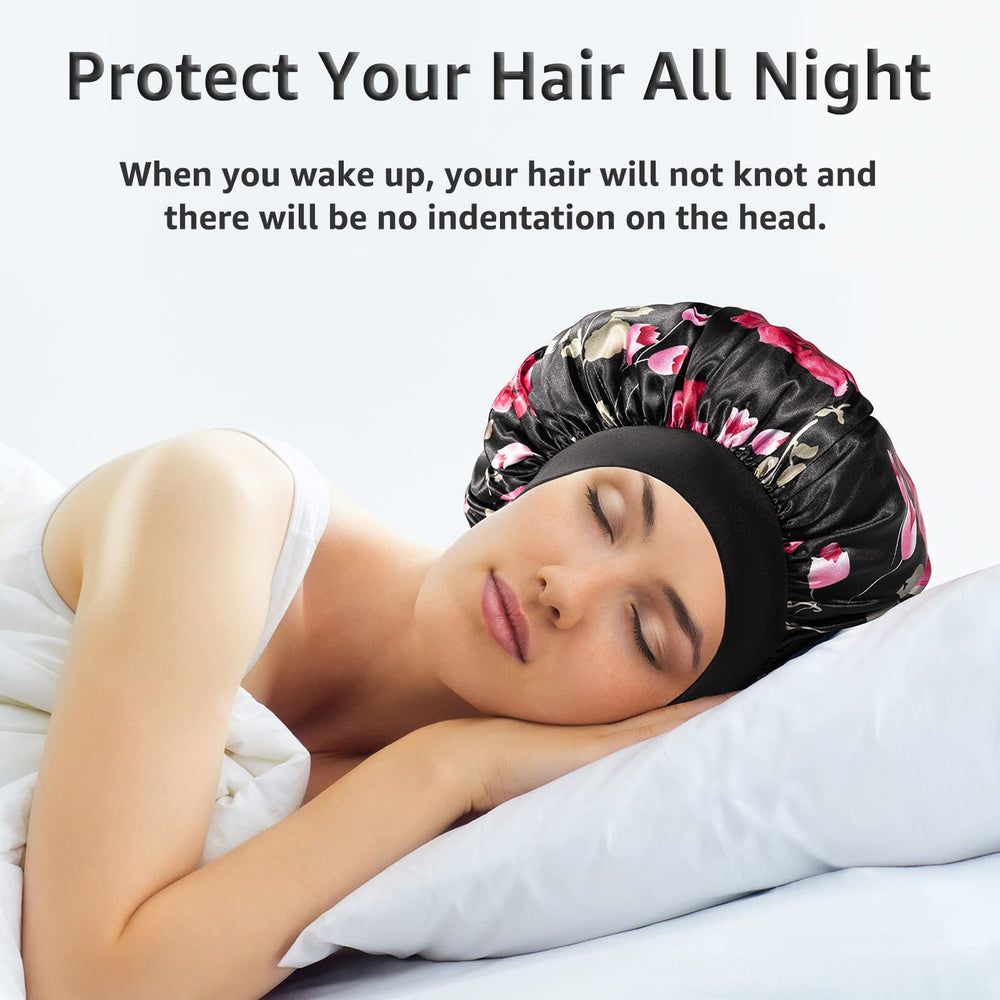 PHILIGHTS bonnet held in hand to show scale and large capacity for long hair benefit