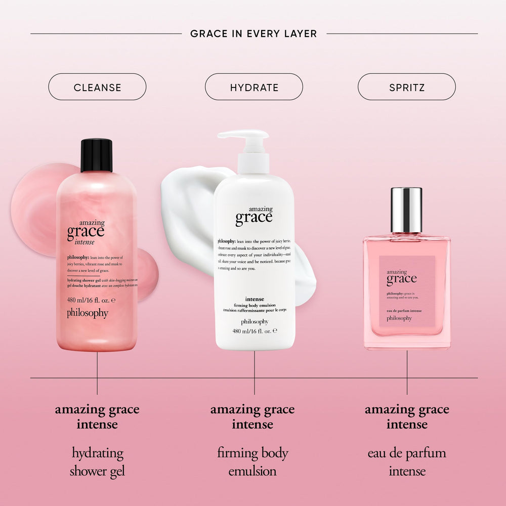 philosophy amazing grace next to hand shows 16 fl oz scale and value benefit