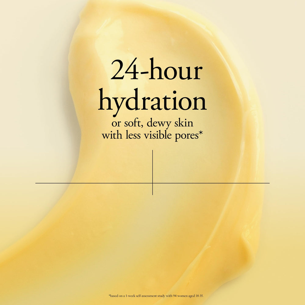 philosophy moisturizer in hand demonstrating 4.7 fl oz scale and easy application