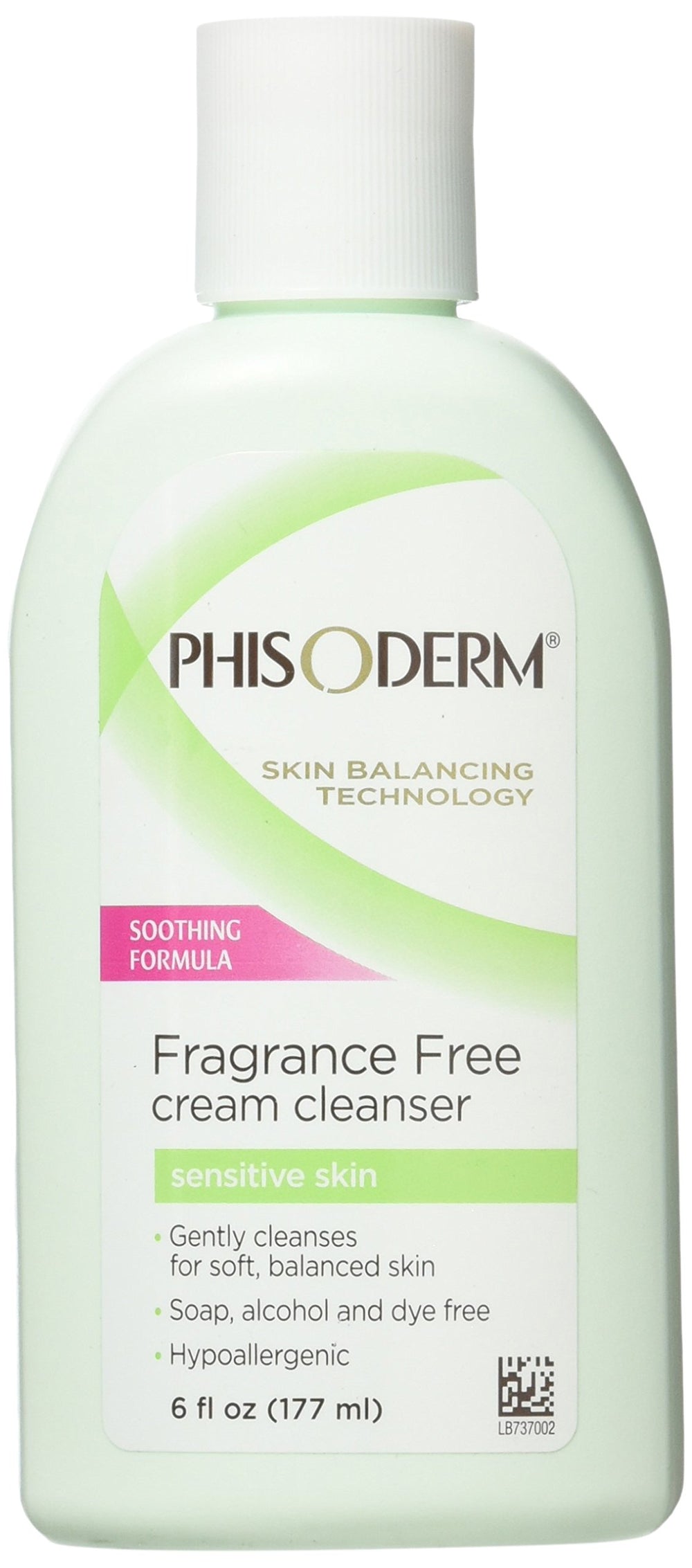 Phisoderm front bottle 6 oz showing label and gentle benefit