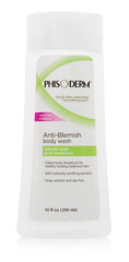 pHisoderm front bottle showing clean design and acne-fighting benefit