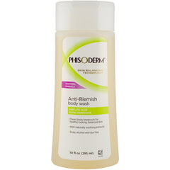 Phisoderm bottle front packaging showing label and size benefits
