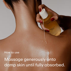 PHLUR applying oil to forearm for visible hydration and radiant finish