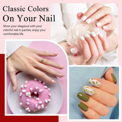 phoenixy color swatch fan displaying deep shades for mature manicures