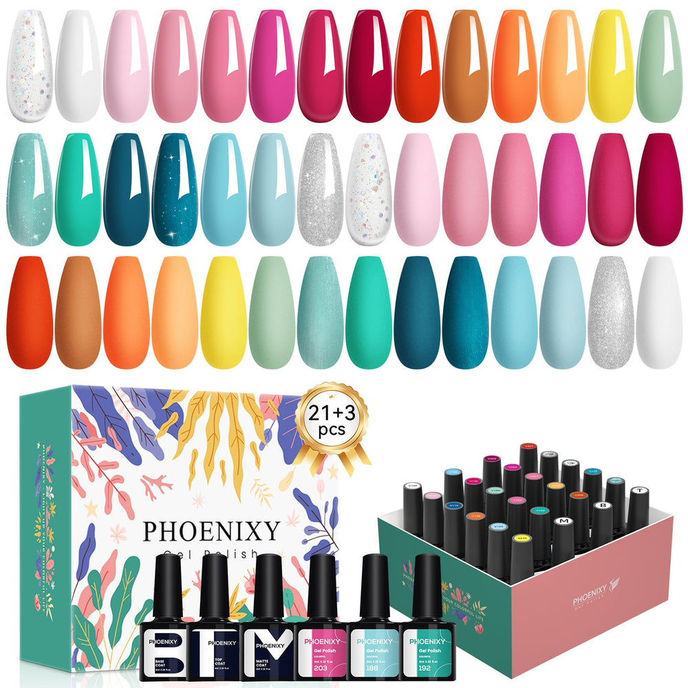 phoenixy front packaging showing full set and clear contents for quick selection