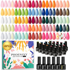 phoenixy front packaging showing complete 30-piece kit and labels, showcases convenience