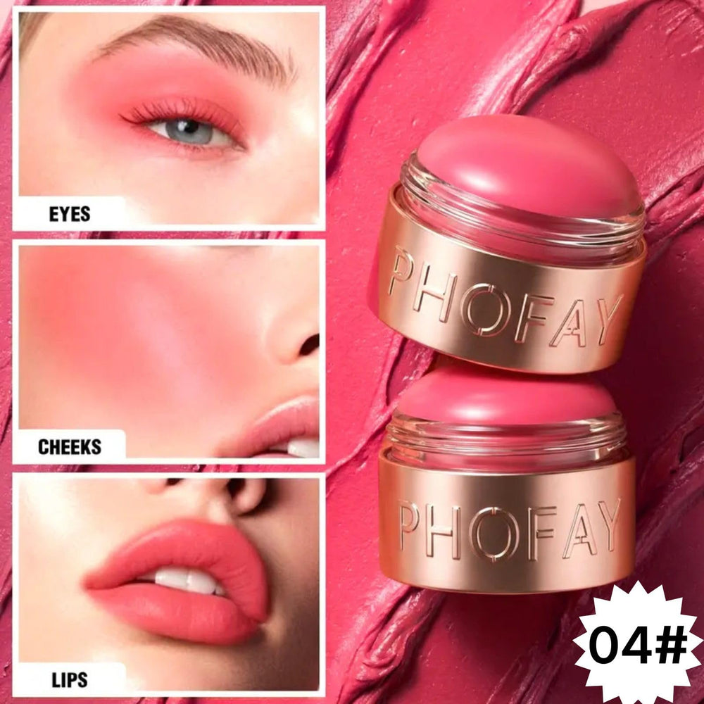 PHOFAY texture close-up displaying airy mousse that blends smoothly