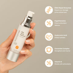 Photozyme close-up label highlighting product name and usage clarity benefit